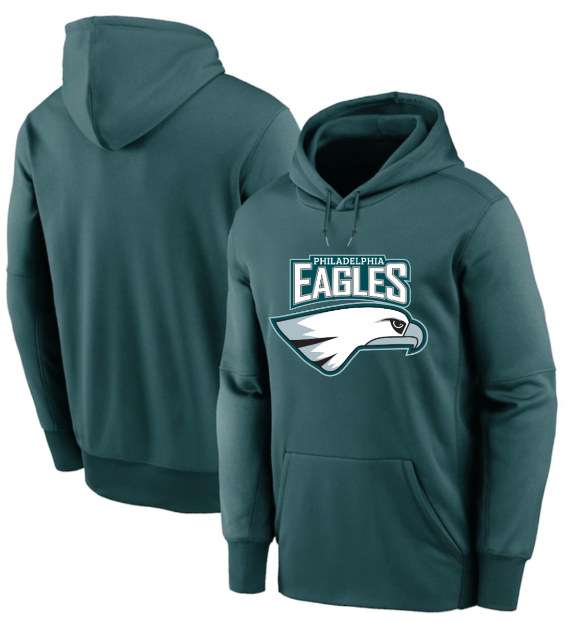 Men 2025 Philadelphia Eagles green hoodie style 17